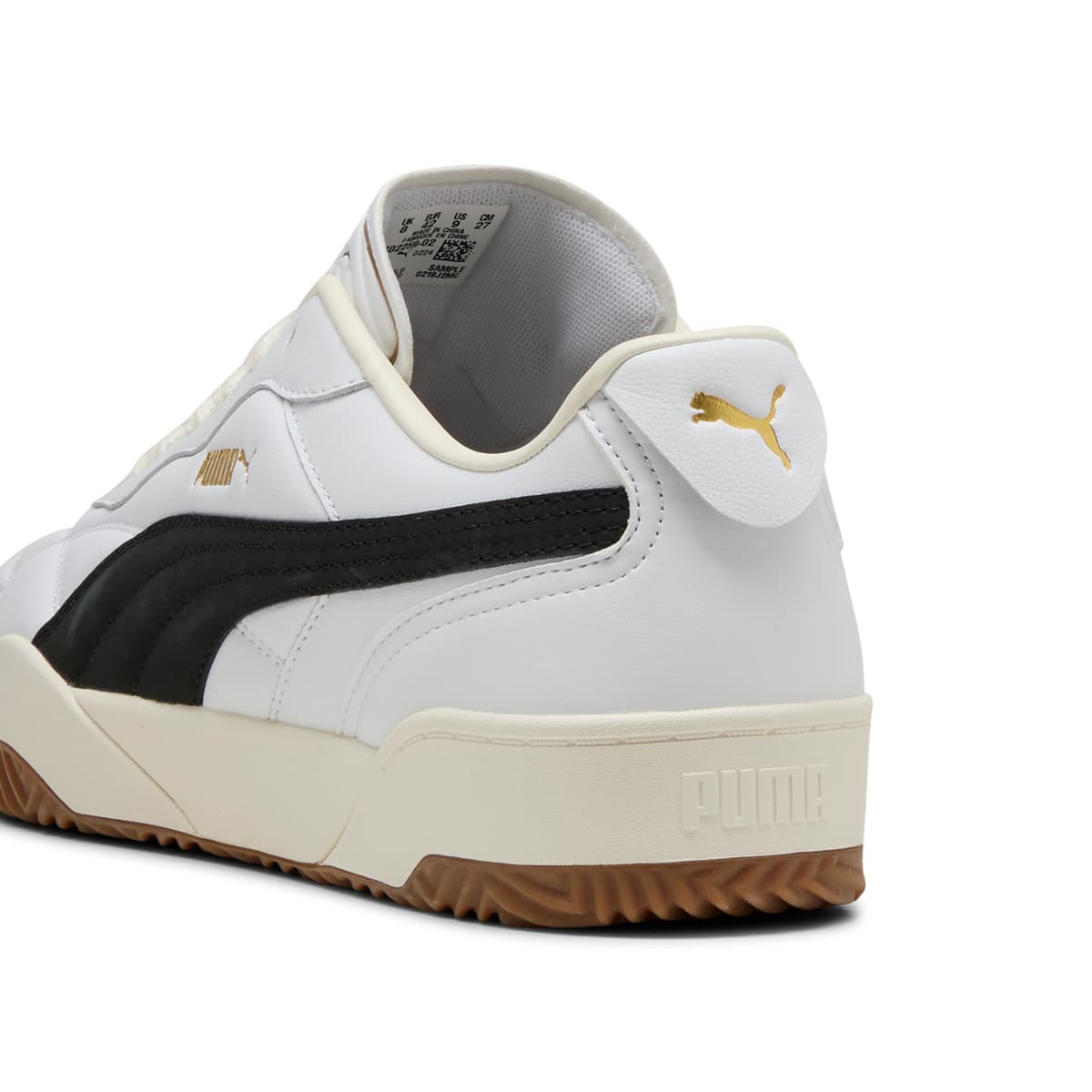 PUMA Tifosi Lux sneakers, Zwart/Wit, Maat 40,5 thumbnail 5