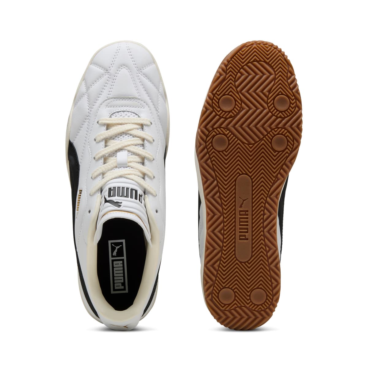 PUMA Tifosi Lux sneakers, Zwart/Wit, Maat 40,5 thumbnail 4
