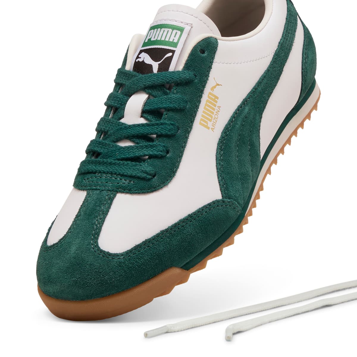 PUMA Arizona Retro sneakers unisex, Wit, Maat 44,5 thumbnail 2