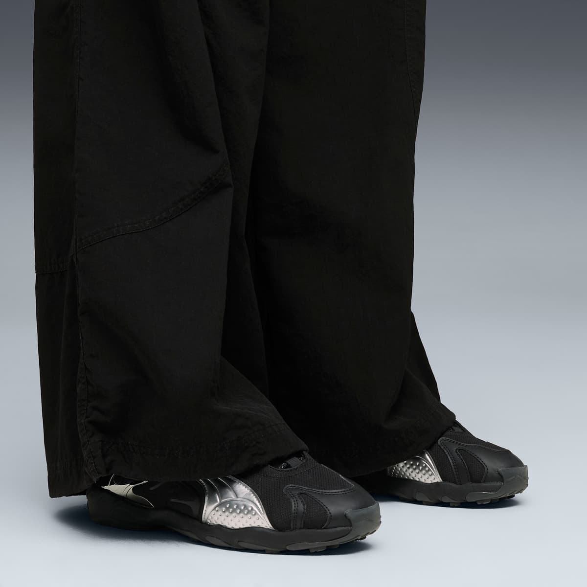 PUMA Inhale Smile uniseks sneakers, Zwart/Zilver, Maat 42 thumbnail 8