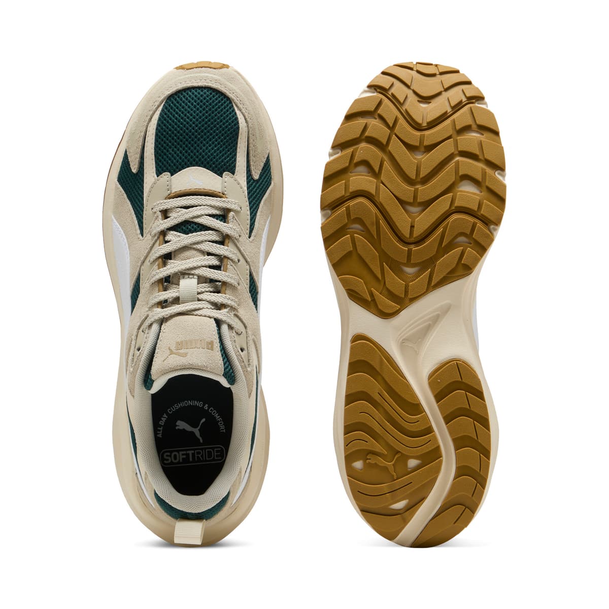 PUMA Hypnotic sneakers uniseks, Groen/Wit, Maat 46 thumbnail 4