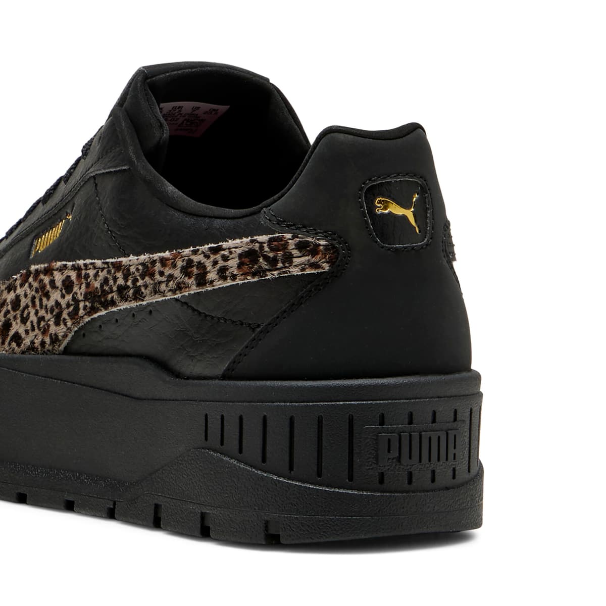 PUMA Karmen II Animal Flair sneakers voor Dames, Zwart/Grijs, Maat 39 thumbnail 5