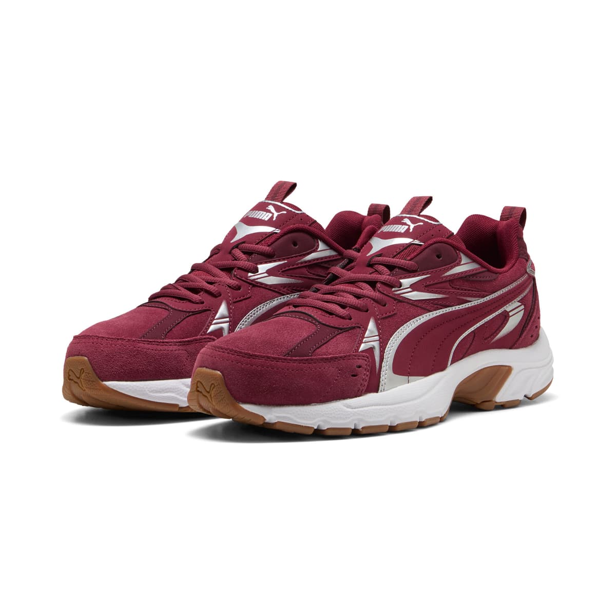 PUMA Milenio Tech sneakers uniseks, Rood/Zilver, Maat 42 thumbnail 6