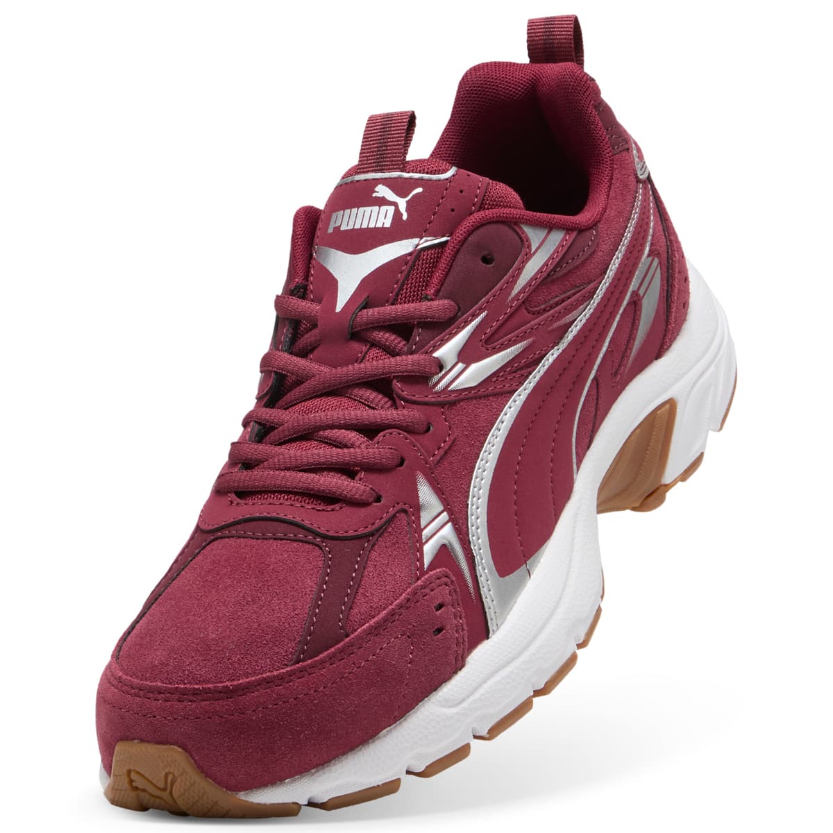 PUMA Milenio Tech sneakers uniseks, Rood/Zilver, Maat 42 thumbnail 2