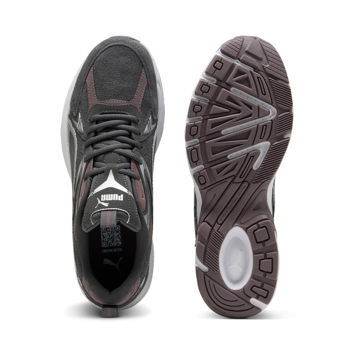 PUMA Milenio Tech sneakers uniseks, Grijs/Zilver, Maat 47 thumbnail 4