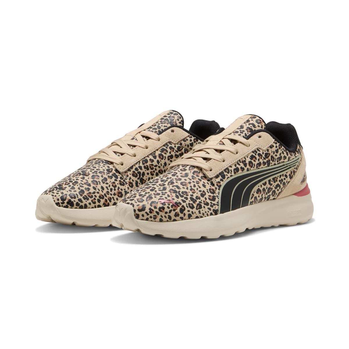 PUMA Softride Cosmic Animal Flair voor Dames, Roze/Zwart/Bruin, Maat 36 thumbnail 6