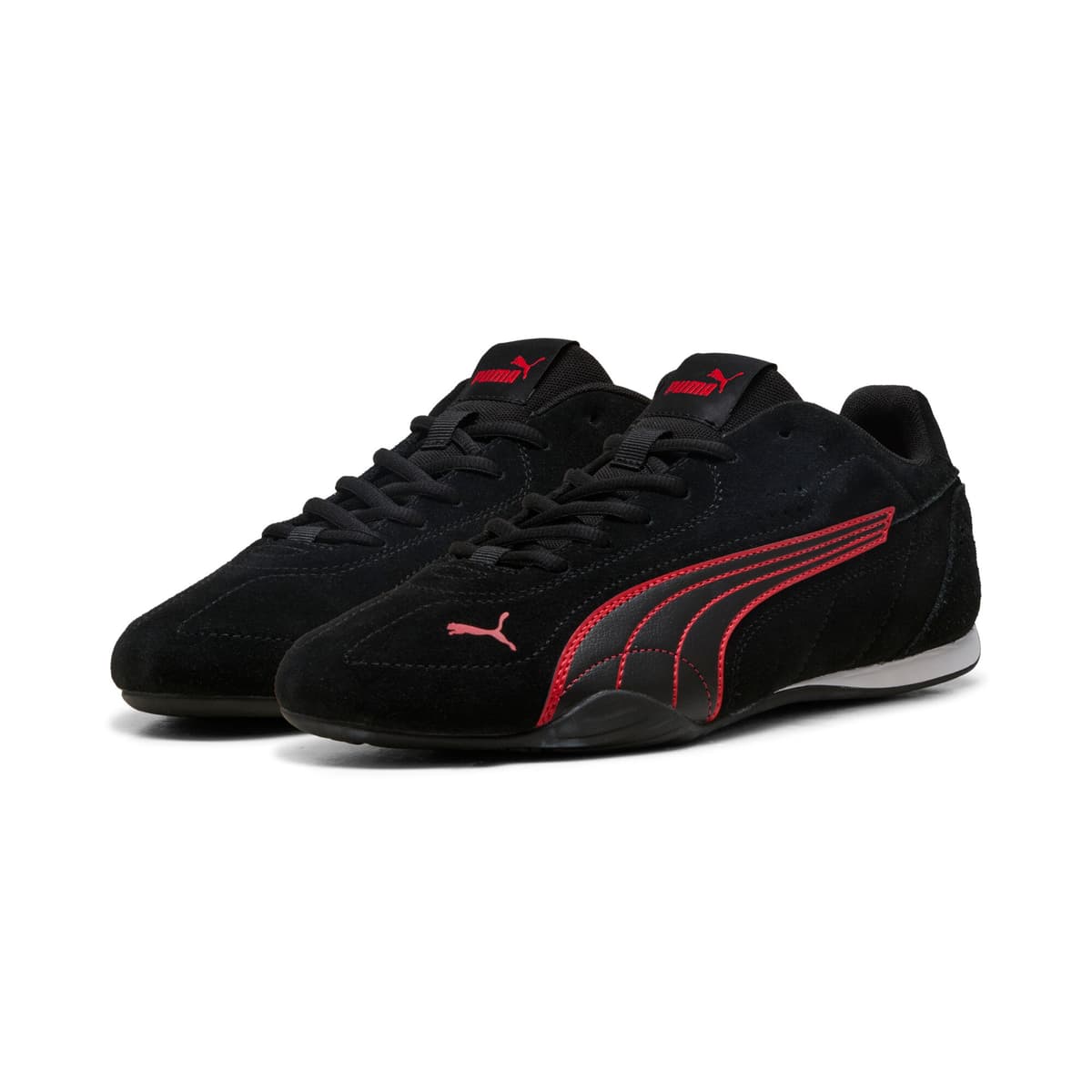 PUMA Catch sneakers, Zwart/Rood, Maat 36 thumbnail 6