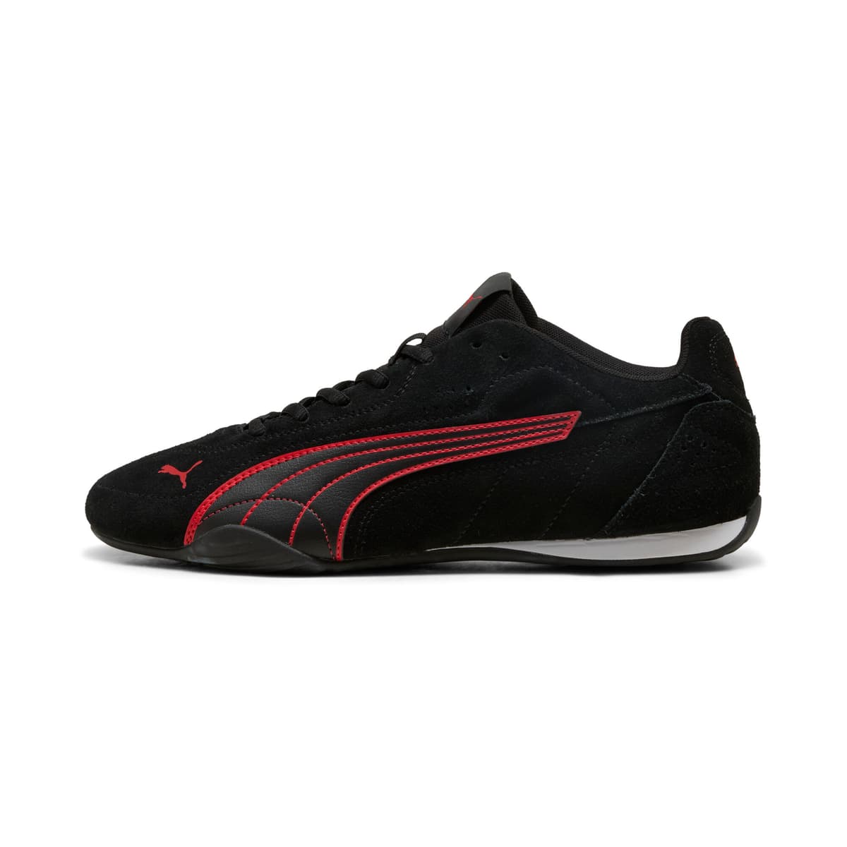 PUMA Catch sneakers, Zwart/Rood, Maat 36