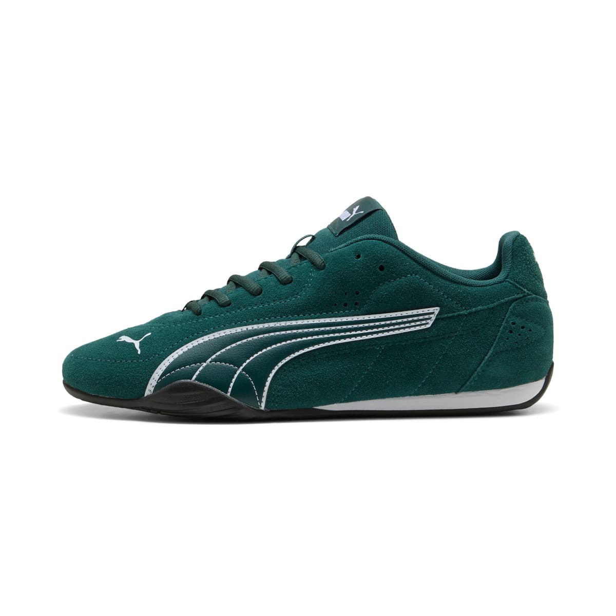 PUMA Catch sneakers, Groen/Zwart/Wit, Maat 40,5