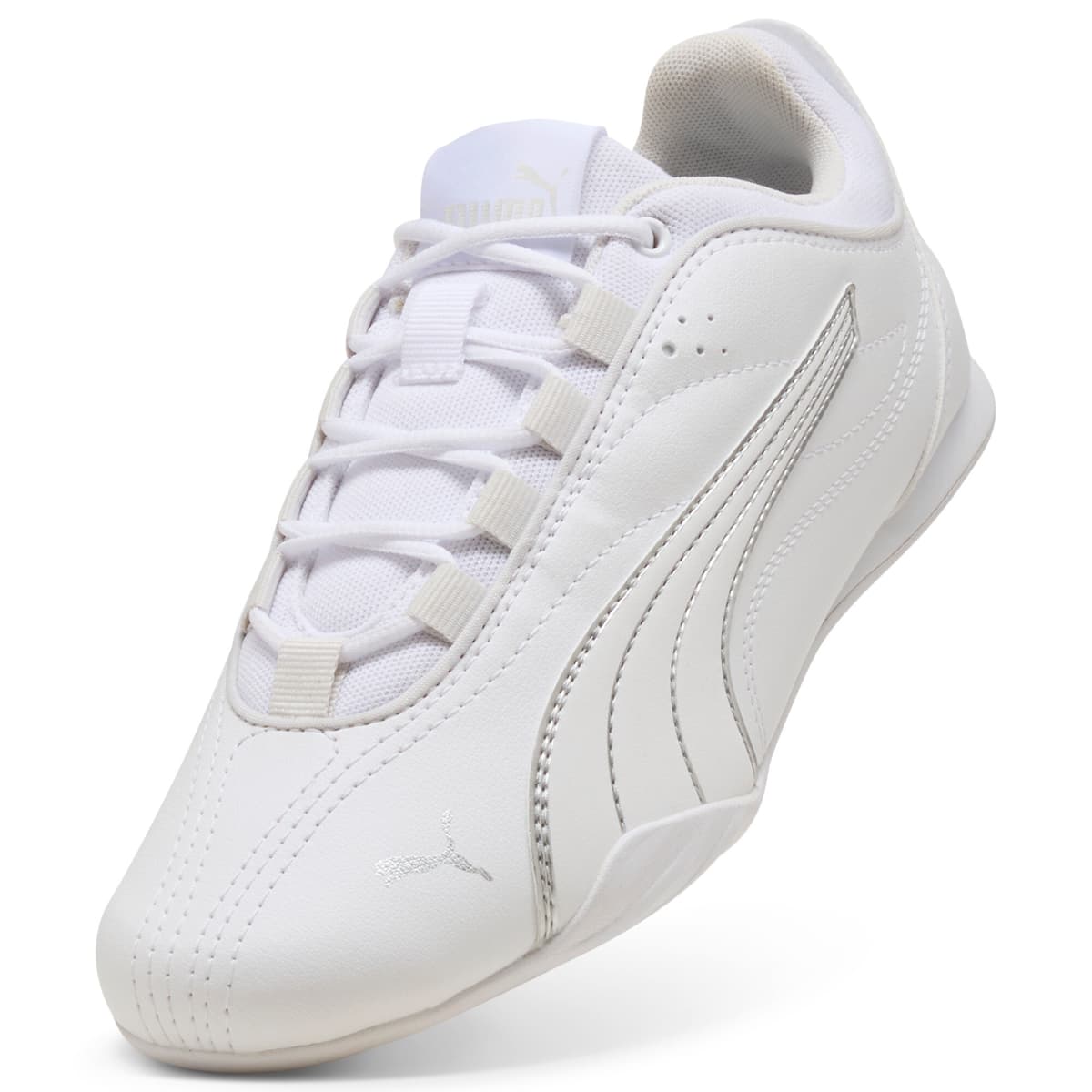 PUMA Catch Soleil sneakers voor Dames, Grijs/Wit/Zilver, Maat 41 thumbnail 2