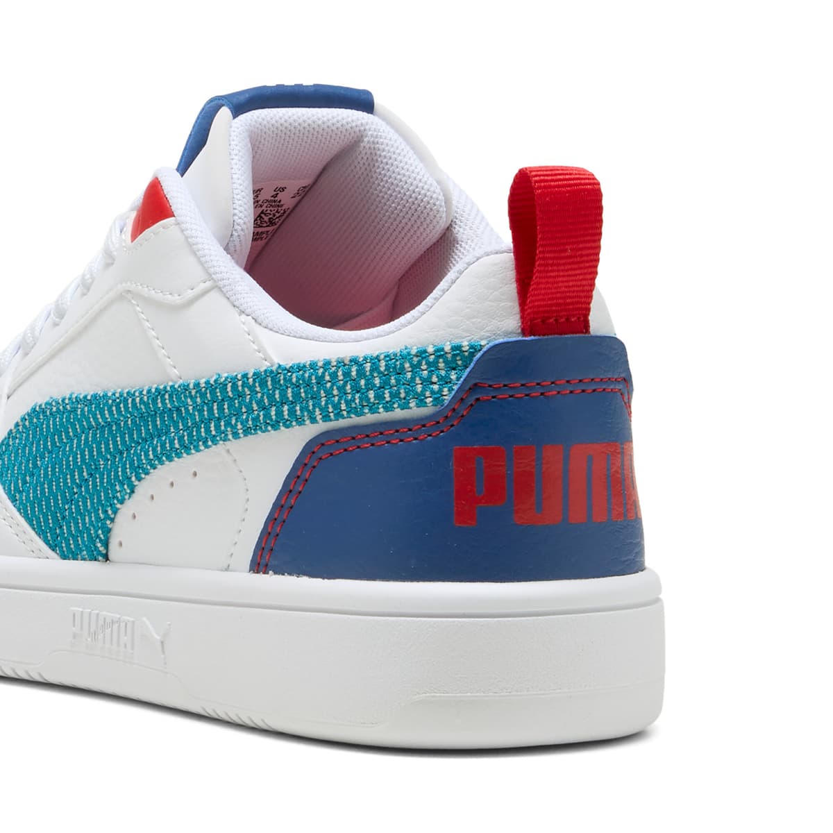 PUMA Rebound V6 Low Run Fun sneakers, Blauw/Wit, Maat 37 thumbnail 5