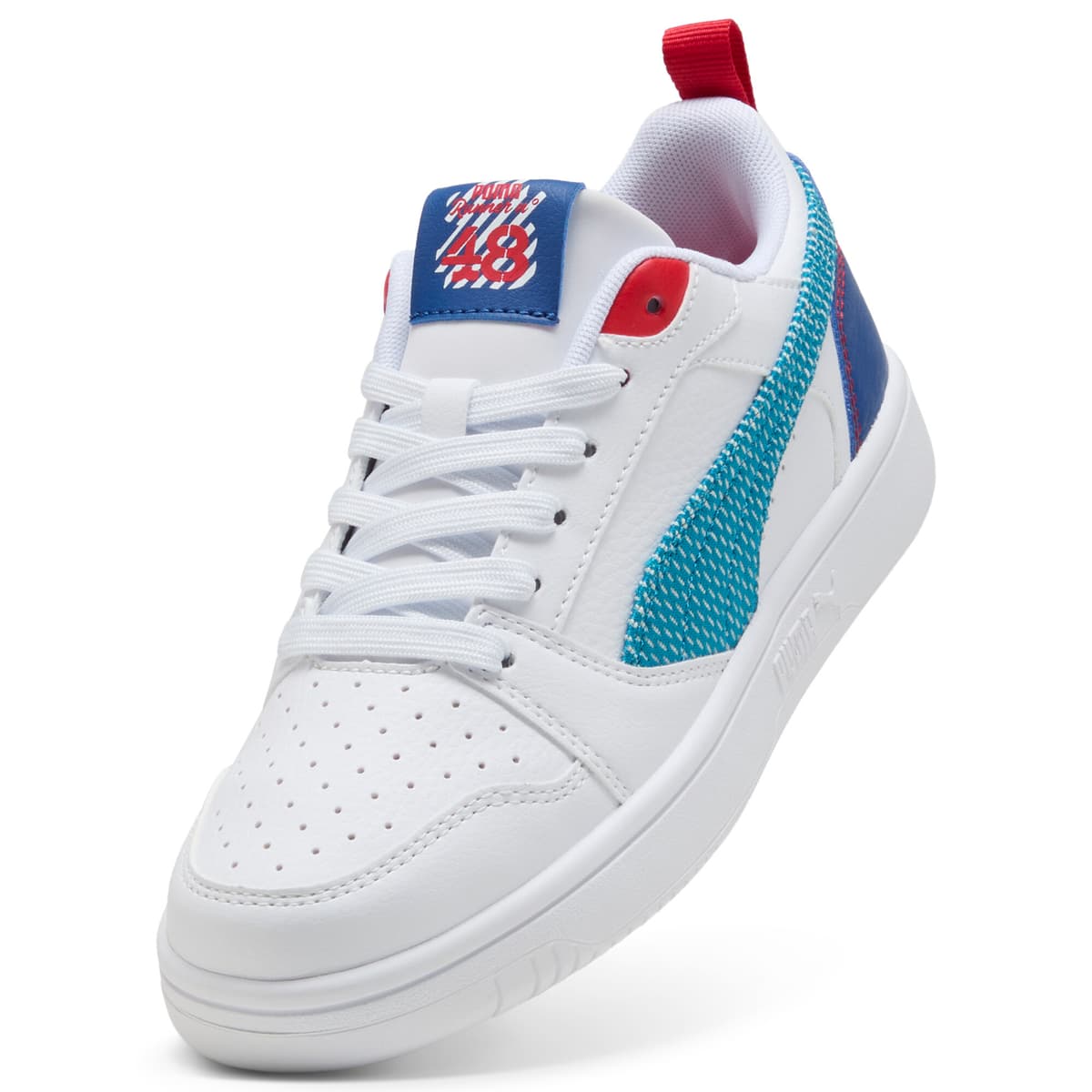 PUMA Rebound V6 Low Run Fun sneakers, Blauw/Wit, Maat 37 thumbnail 2