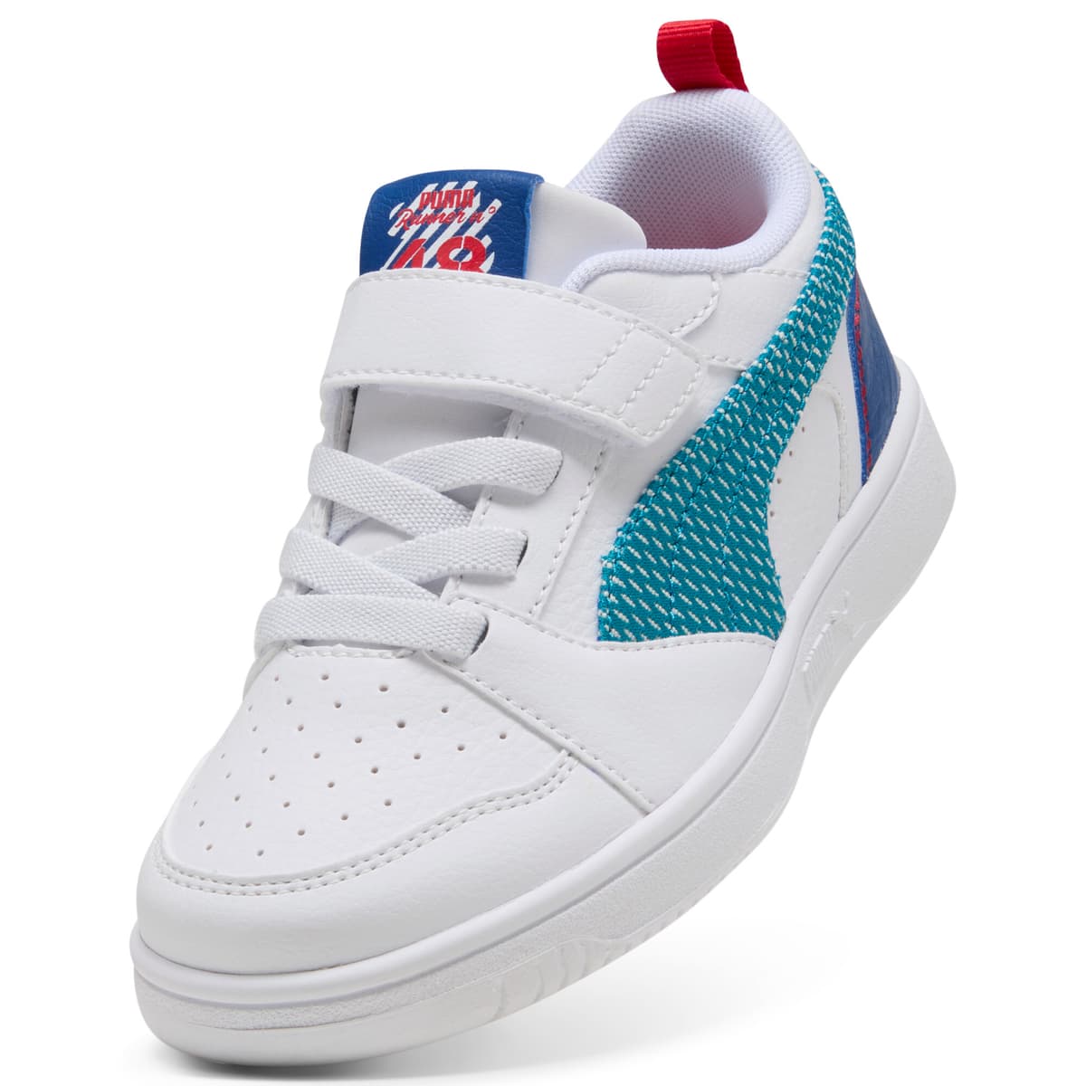 PUMA Rebound V6 Low Run Fun sneakers, Blauw/Wit, Maat 30 thumbnail 2