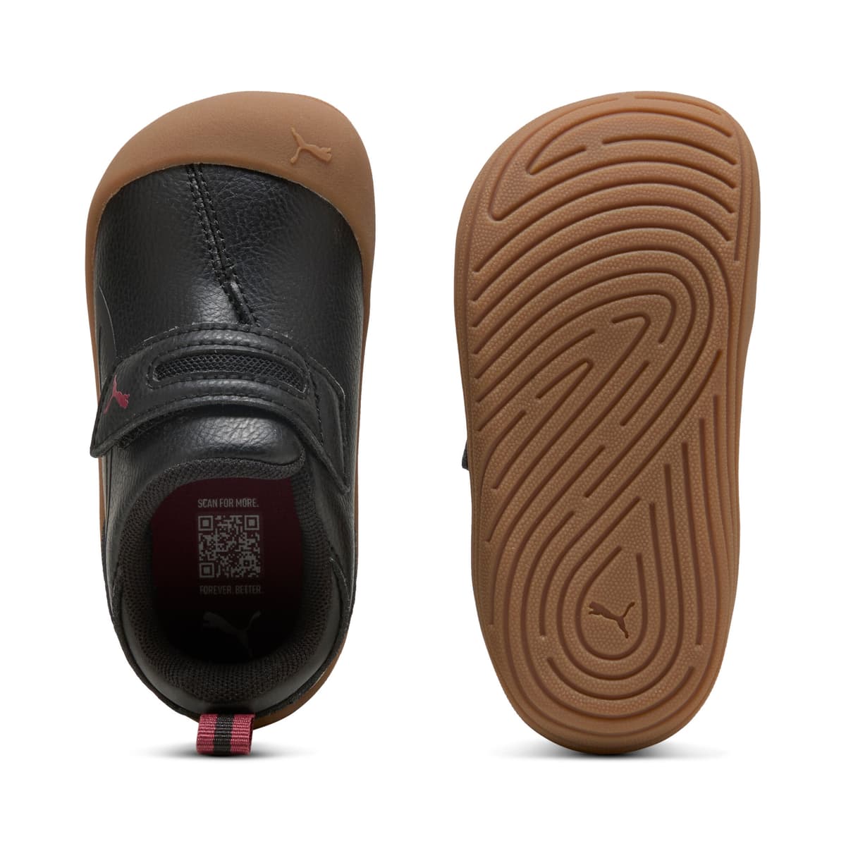 PUMA Kitten sneakers, Zwart/Rood, Maat 23 thumbnail 5