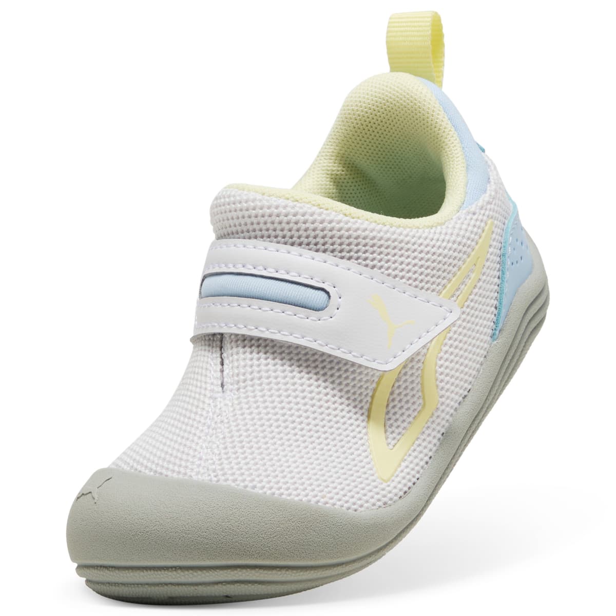 PUMA Kitten Mesh V sneakers, Grijs/Goud, Maat 20 thumbnail 3