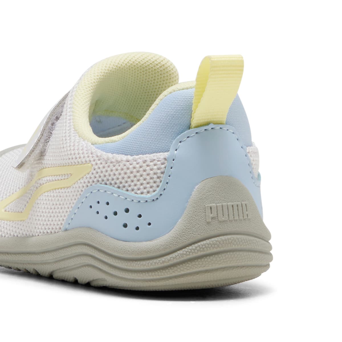 PUMA Kitten Mesh V sneakers, Grijs/Goud, Maat 20 thumbnail 6