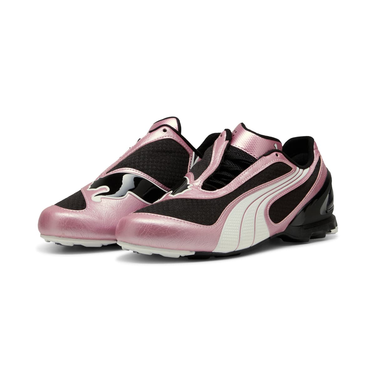 PUMA V-S1 Metallic uniseks sneakers, Roze/Zwart, Maat 40 thumbnail 6