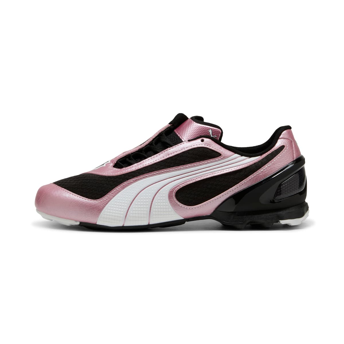 PUMA V-S1 Metallic uniseks sneakers, Roze/Zwart, Maat 40