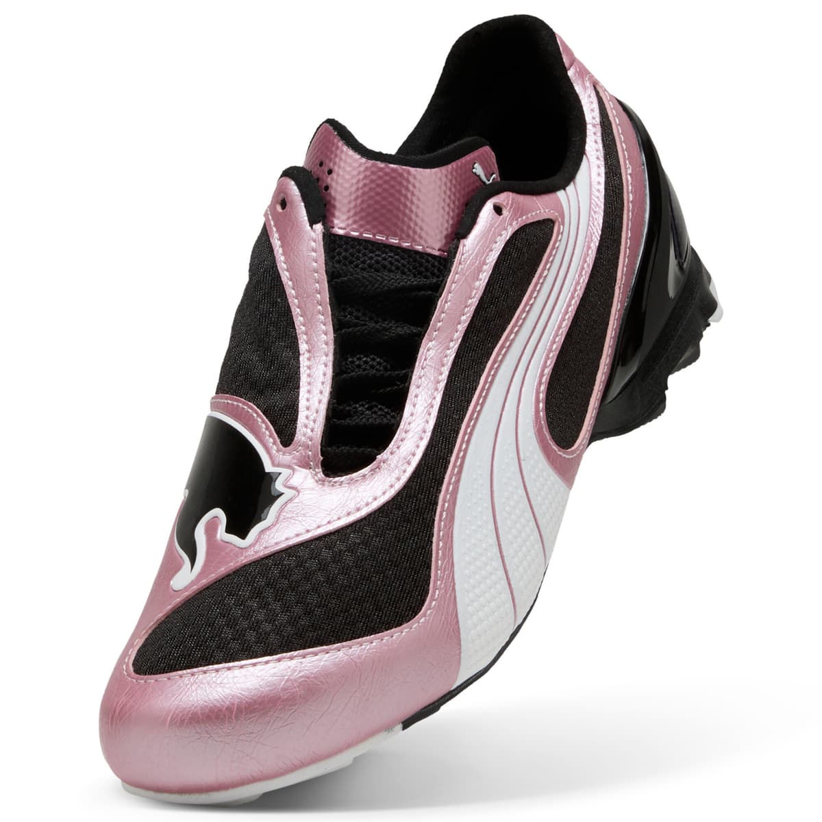 PUMA V-S1 Metallic uniseks sneakers, Roze/Zwart, Maat 40 thumbnail 2
