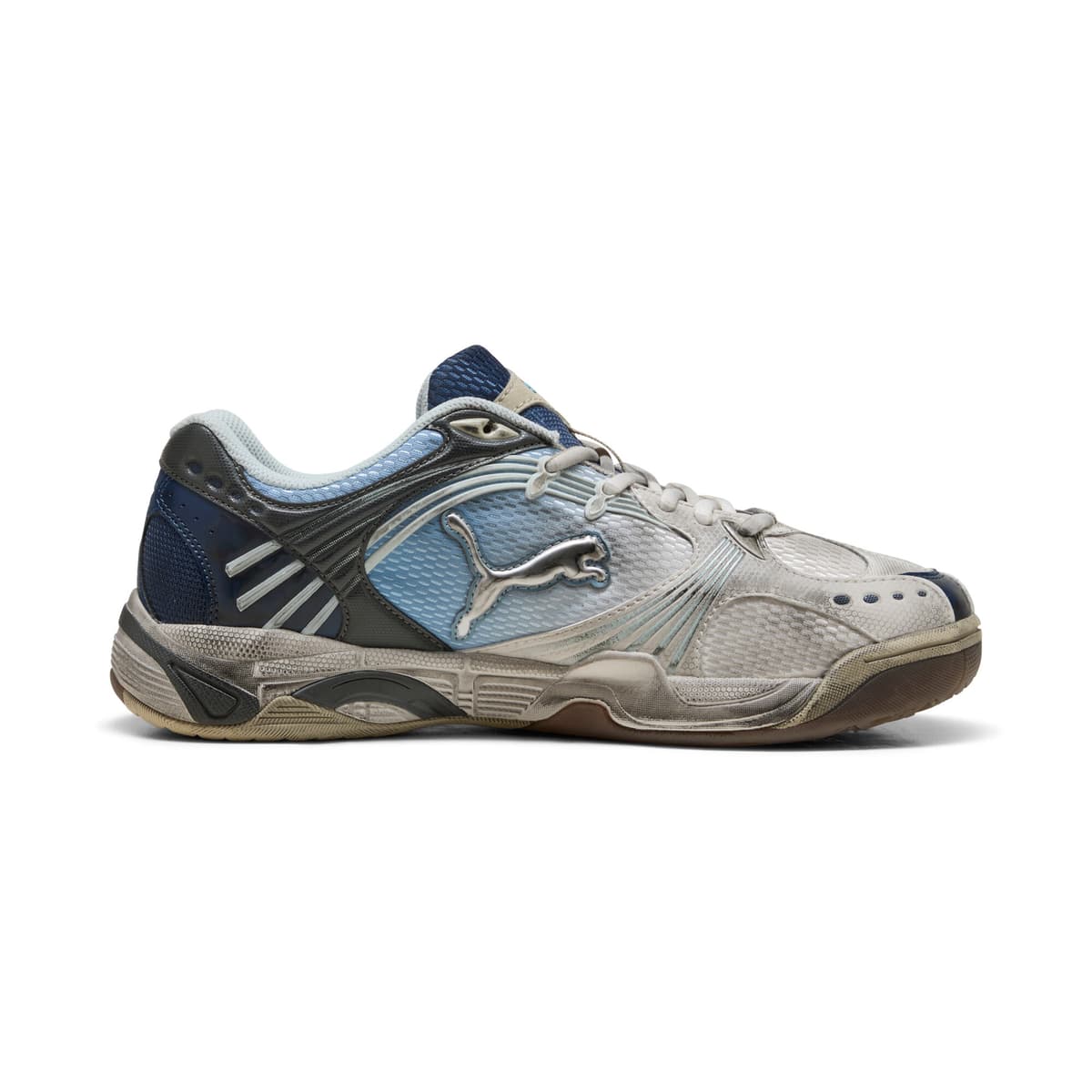 PUMA Kessel Pro uniseks sneakers, Blauw/Grijs, Maat 40,5 thumbnail 3