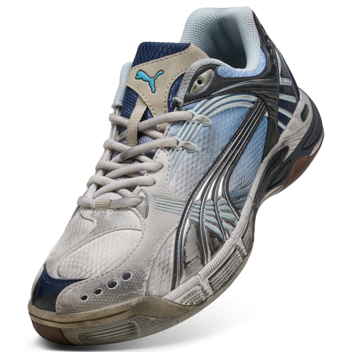 PUMA Kessel Pro uniseks sneakers, Blauw/Grijs, Maat 40,5 thumbnail 2