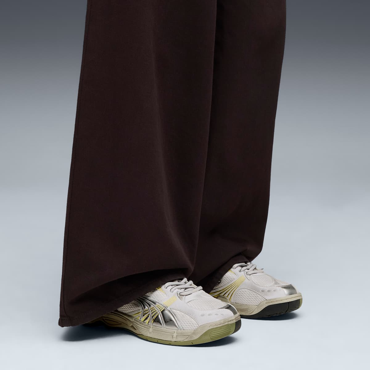 PUMA Kessel Pro uniseks sneakers, Grijs/Wit, Maat 39 thumbnail 8