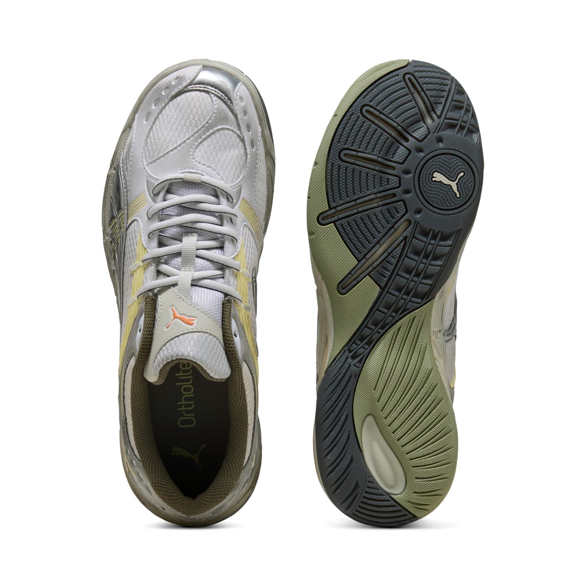 PUMA Kessel Pro uniseks sneakers, Grijs/Wit, Maat 39 thumbnail 4