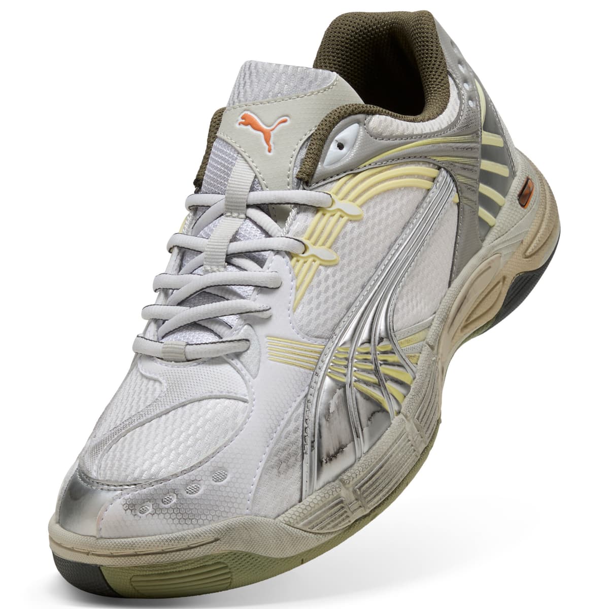 PUMA Kessel Pro uniseks sneakers, Grijs/Wit, Maat 39 thumbnail 2