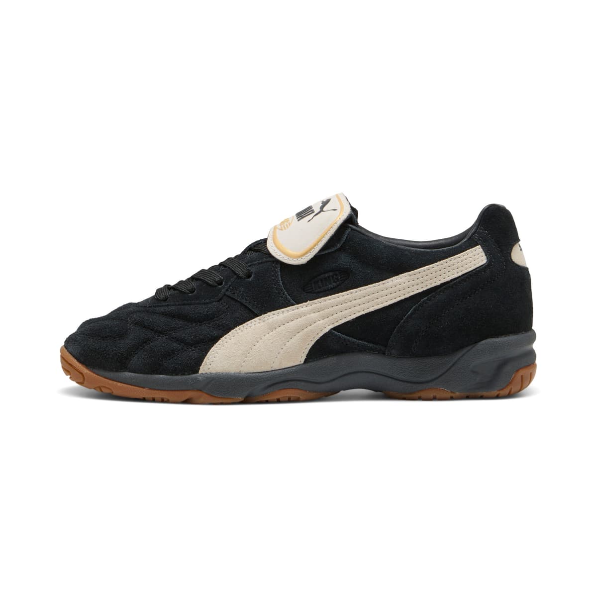 PUMA King Indoor The NeverWorn VI uniseks sneakers, Zwart/Wit, Maat 39