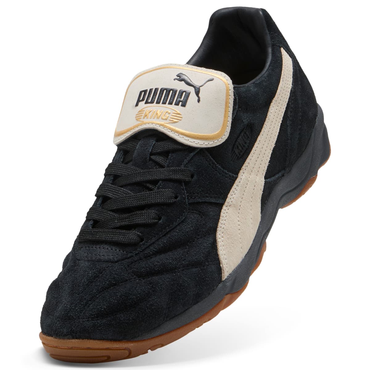 PUMA King Indoor The NeverWorn VI uniseks sneakers, Zwart/Wit, Maat 39 thumbnail 2