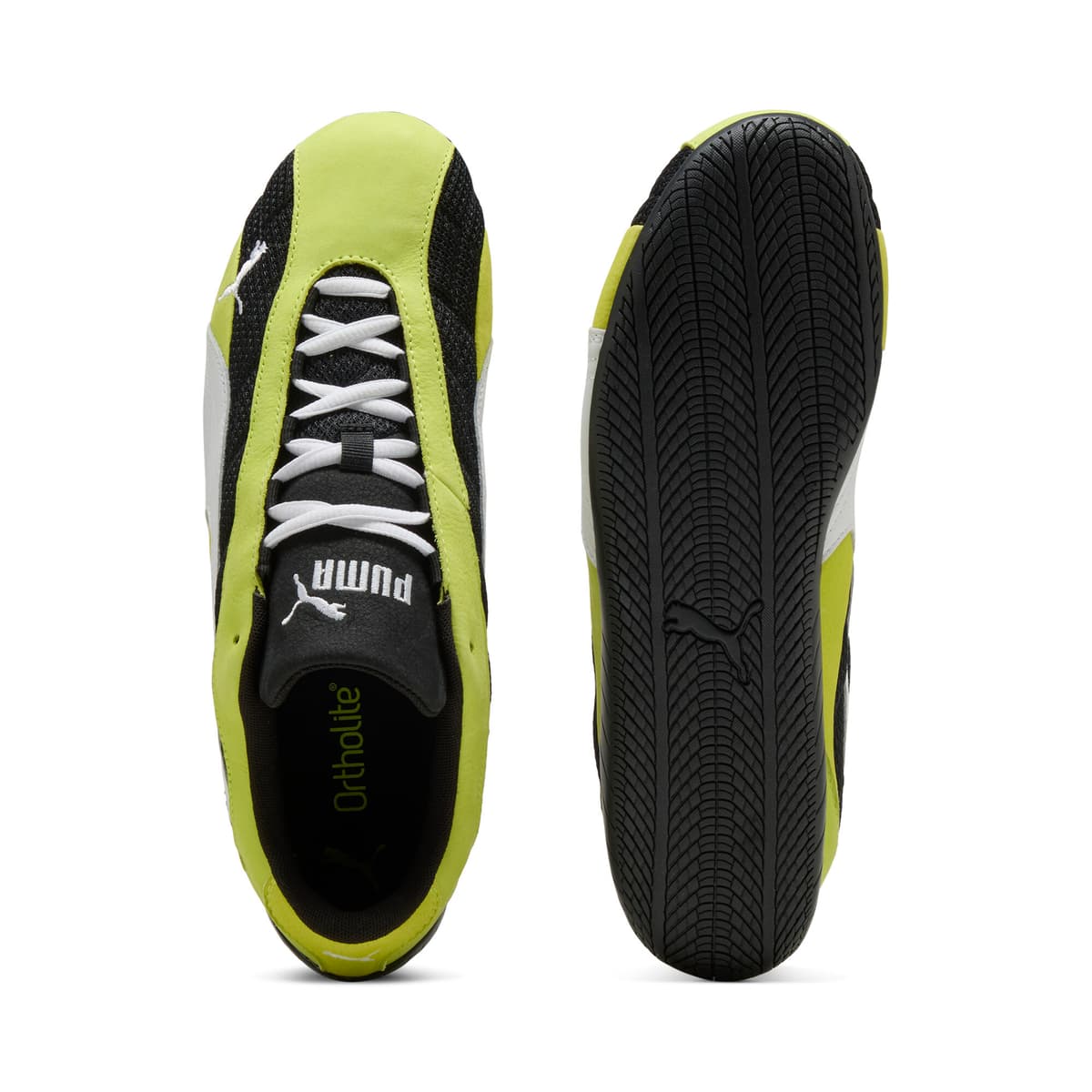 PUMA Speedcat Plus sneakers uniseks, Groen/Grijs/Wit, Maat 35,5 thumbnail 4