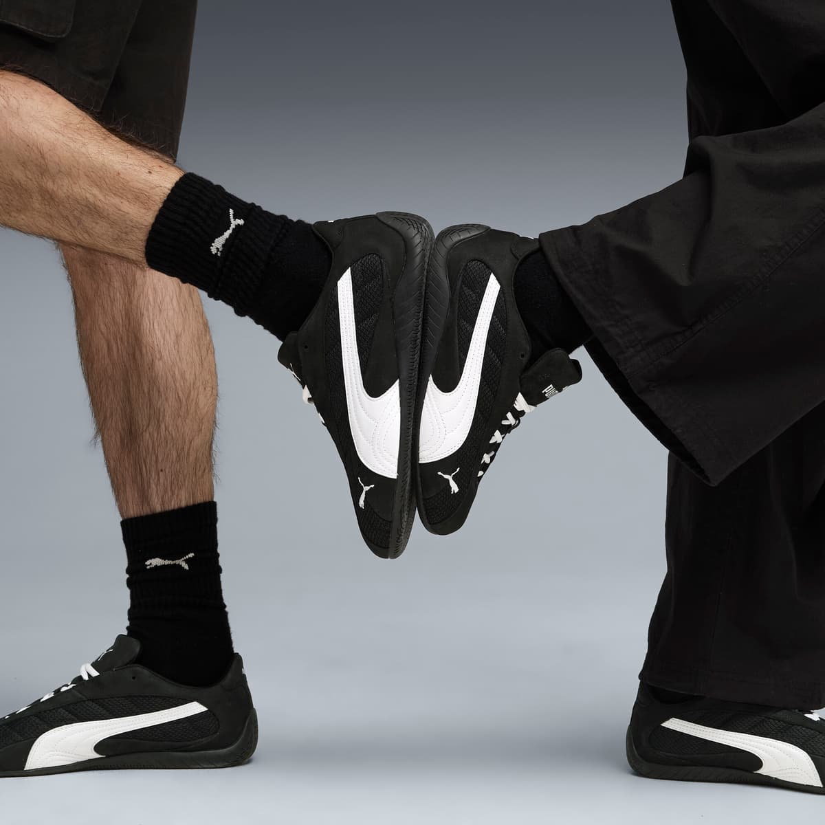 PUMA Speedcat Plus sneakers uniseks, Zwart/Wit, Maat 39 thumbnail 8