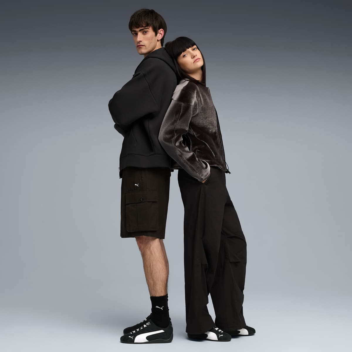 PUMA Speedcat Plus sneakers uniseks, Zwart/Wit, Maat 39 thumbnail 7