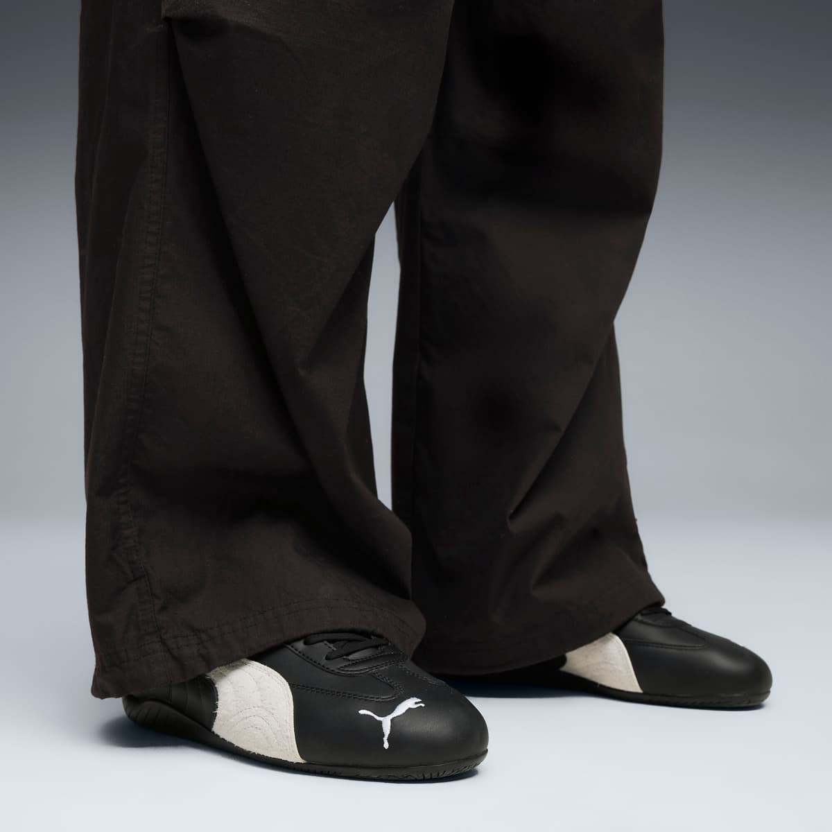 PUMA Speedcat uniseks leren sneakers, Zwart/Wit, Maat 43 thumbnail 8