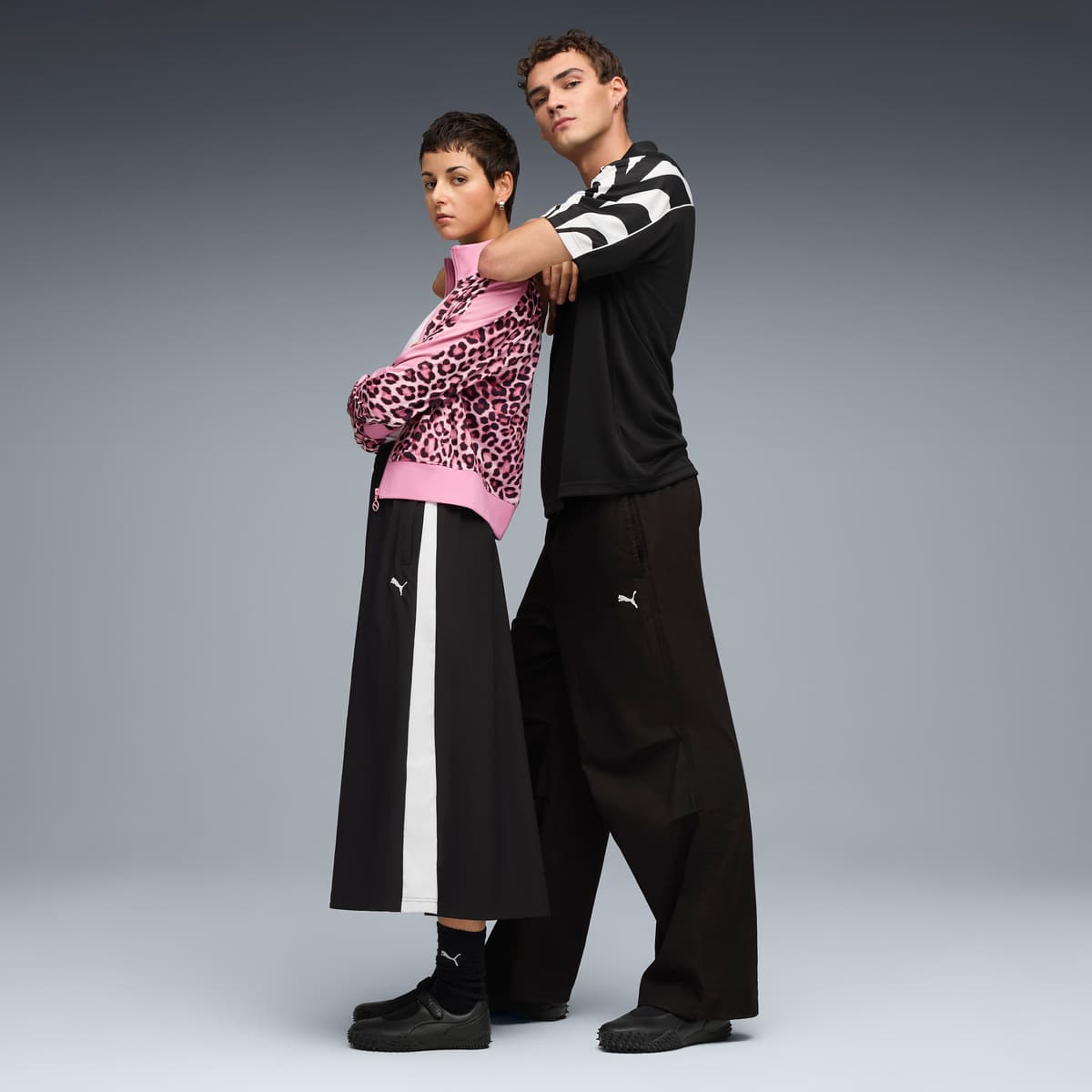 PUMA Mostro Fey Leren Schoenen uniseks voor Dames, Zwart, Maat 40 thumbnail 7