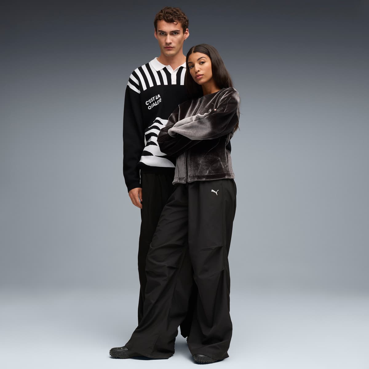 PUMA Mostro Fey Studs schoenen voor Dames, Zwart/Zilver, Maat 40 thumbnail 7