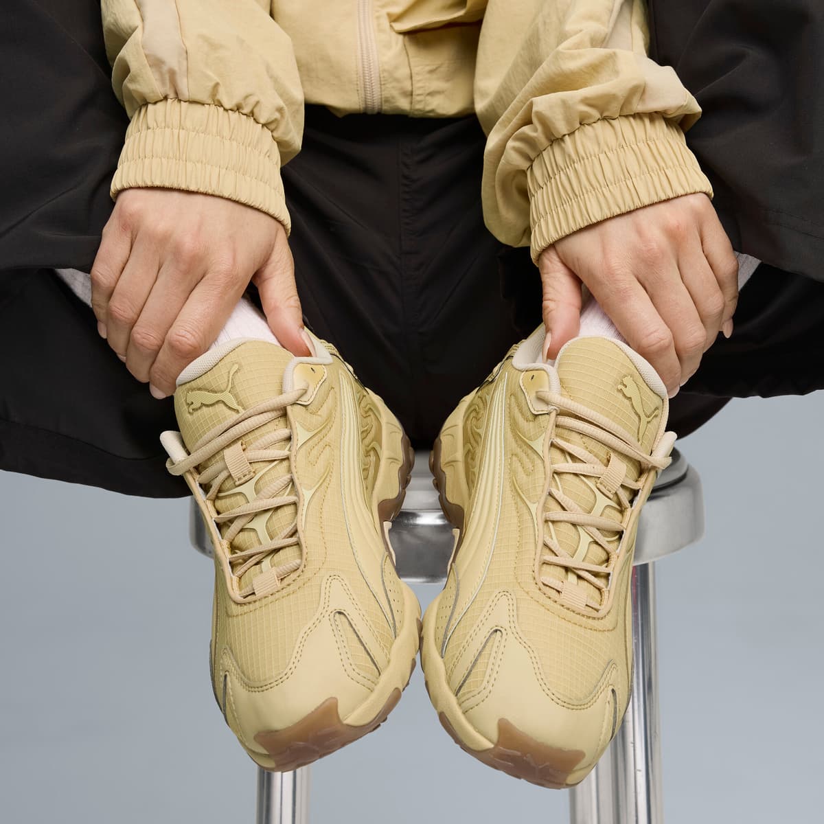 PUMA Inhale Essentials sneakers, Beige, Maat 41 thumbnail 8