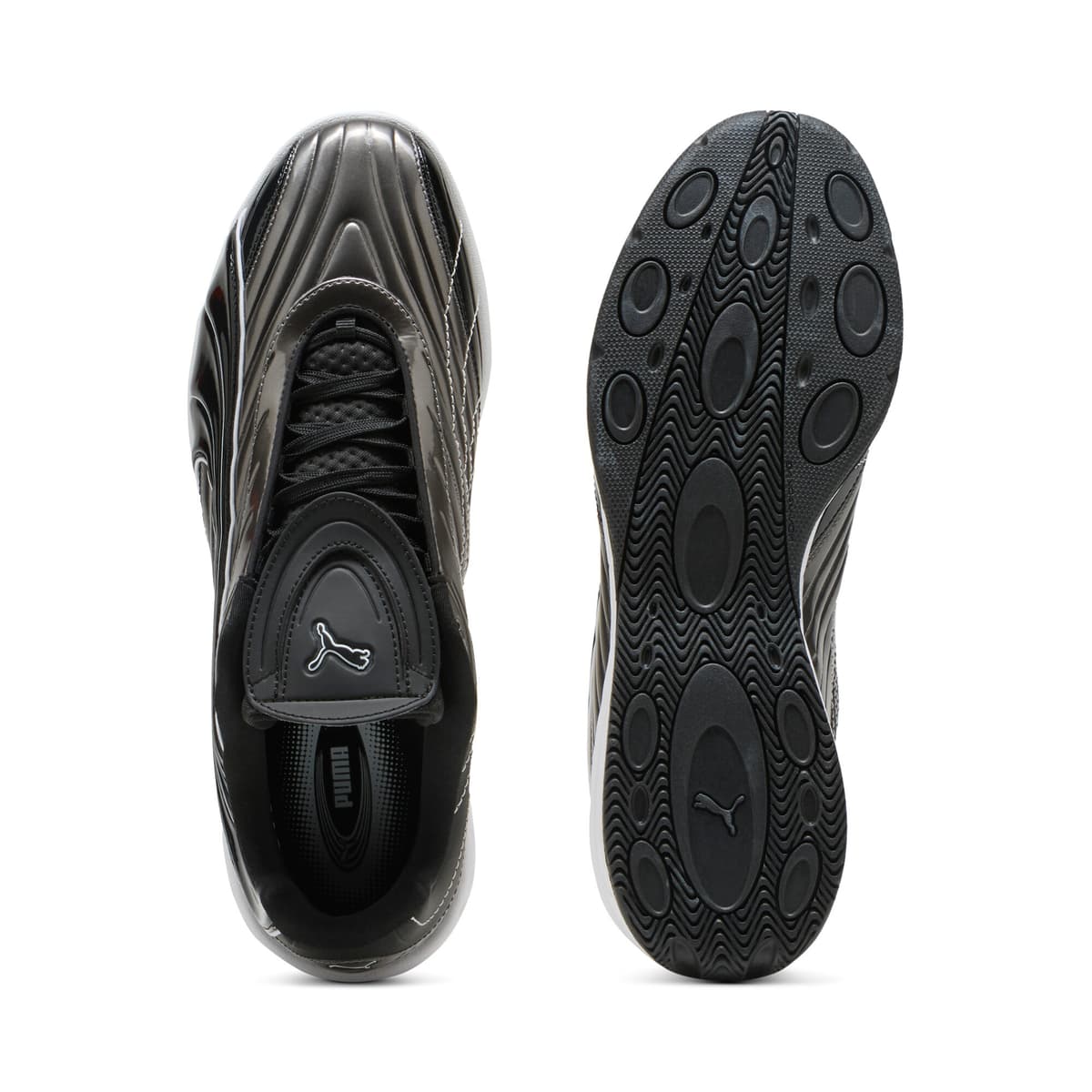 PUMA V-S2 Goalgetter sneakers, Zwart/Zilver, Maat 44 thumbnail 4