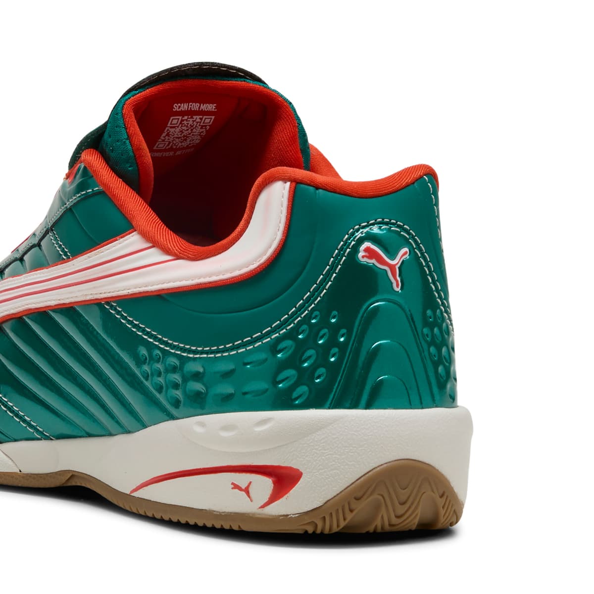 PUMA V-S2 Goalgetter sneakers, Groen/Wit, Maat 45 thumbnail 5