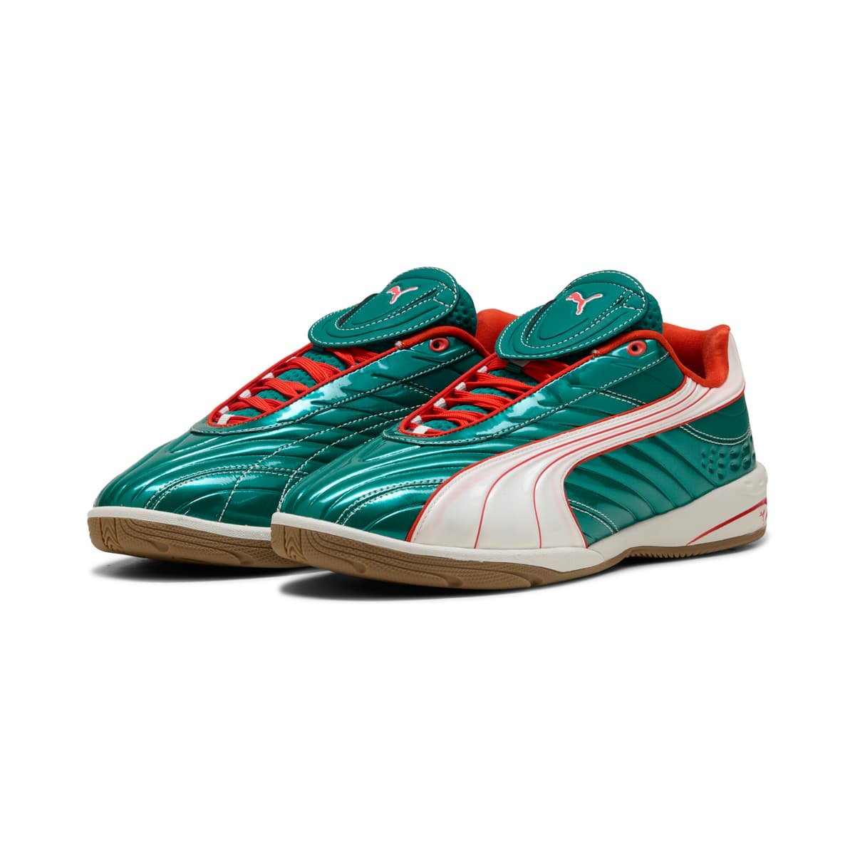 PUMA V-S2 Goalgetter sneakers, Groen/Wit, Maat 45 thumbnail 6
