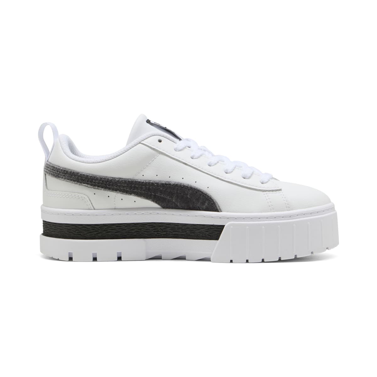 PUMA Mayze Velvet Dream sneakers voor Dames, Grijs/Wit, Maat 42,5 thumbnail 3