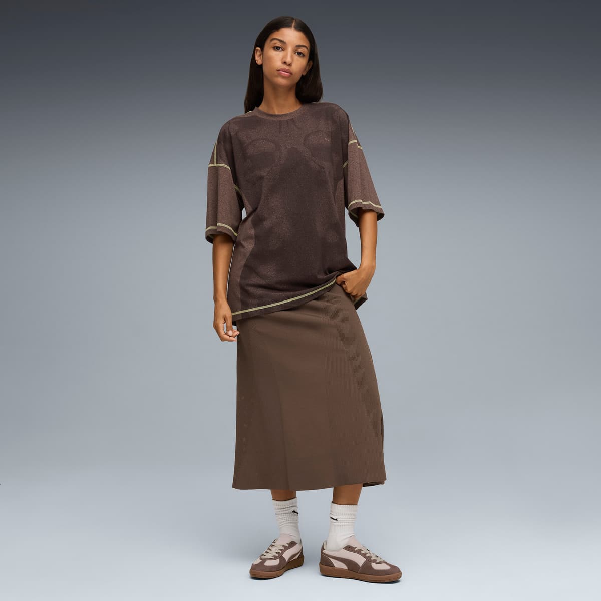 PUMA Palermo Wine Club sneakers voor Dames, Brons, Maat 39 thumbnail 7