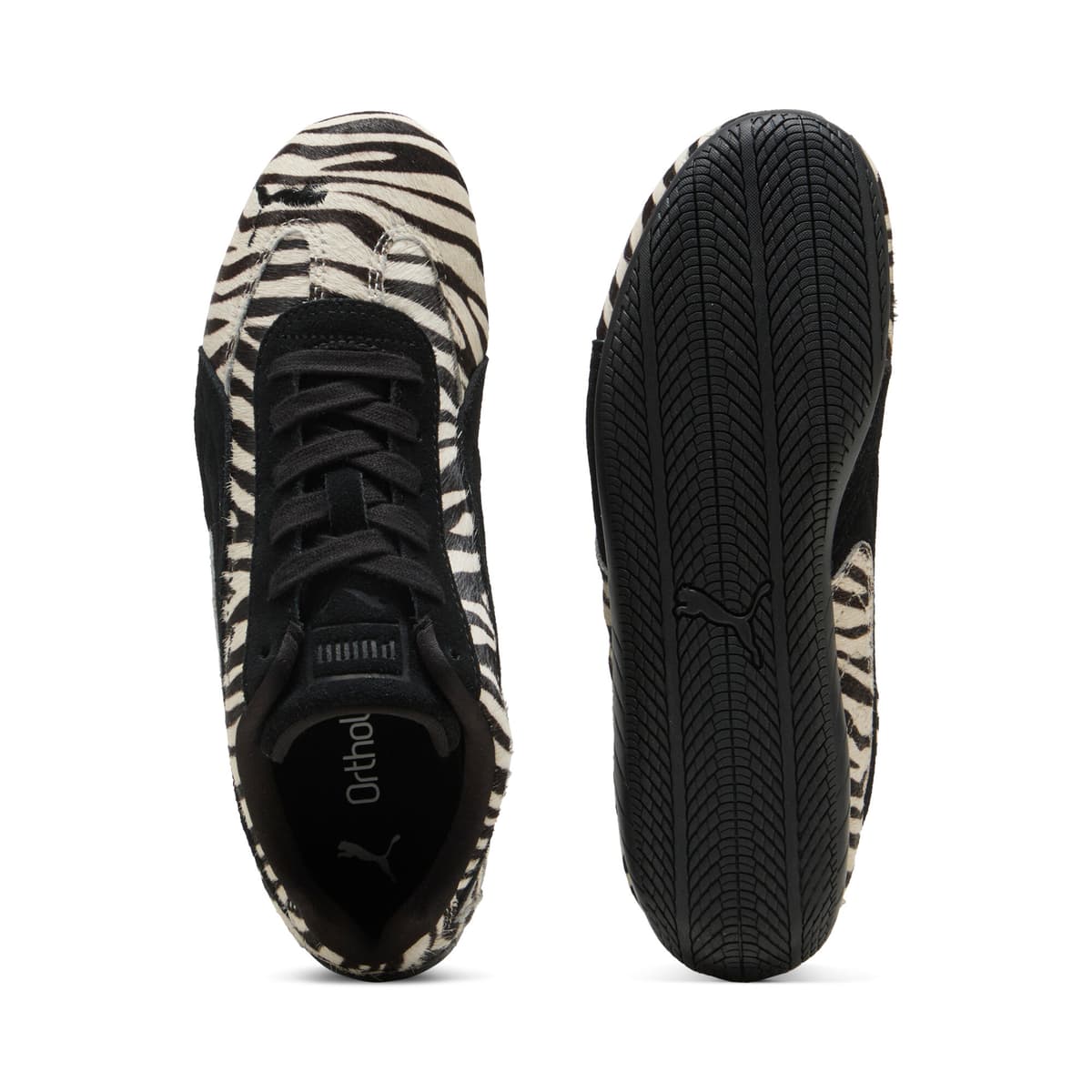 PUMA Speedcat Zebra sneakers voor Dames, Zwart/Wit, Maat 38 thumbnail 5
