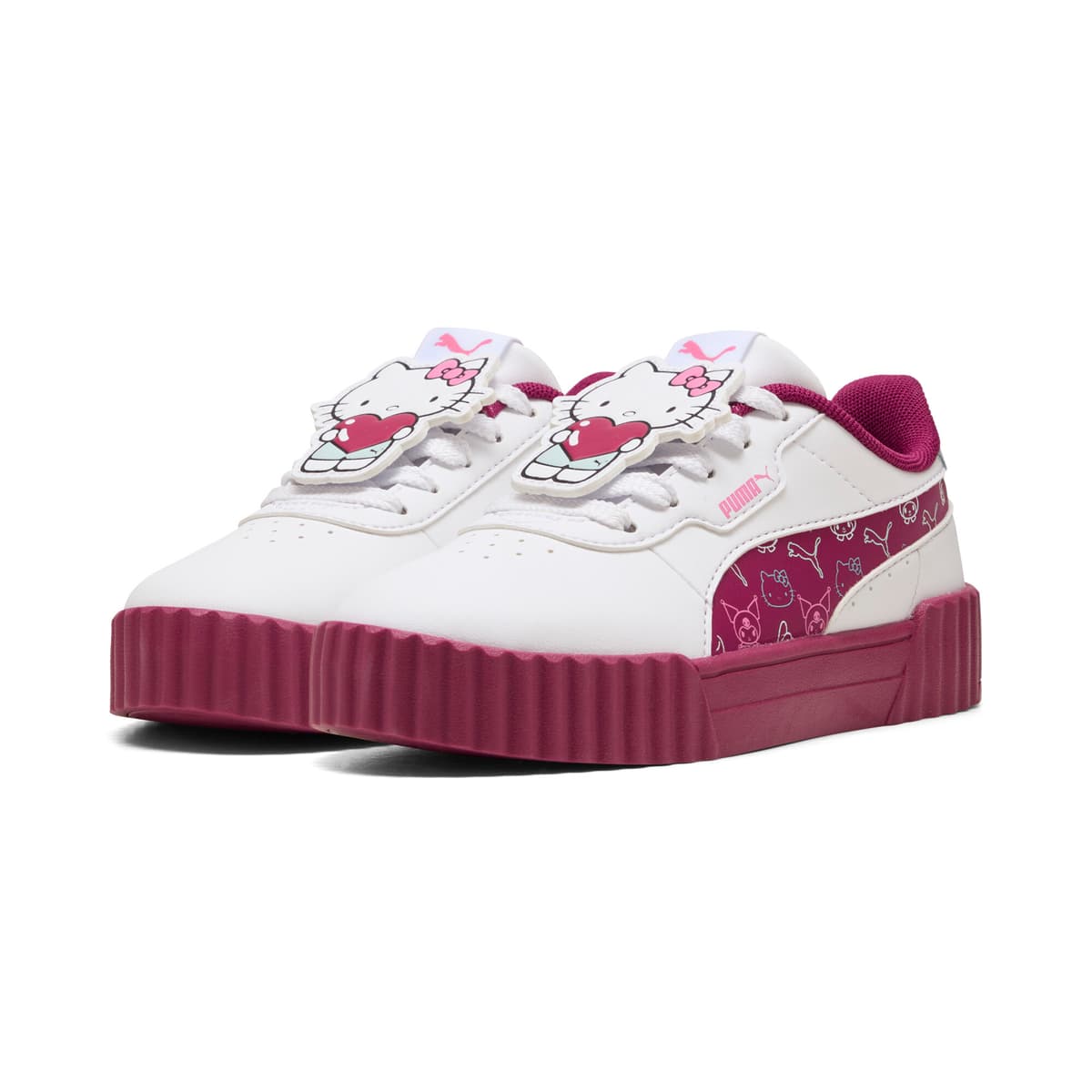 PUMA x HELLO KITTY AND FRIENDS Carina 3.0 sneakers voor Dames, Wit, Maat 28,5 thumbnail 7