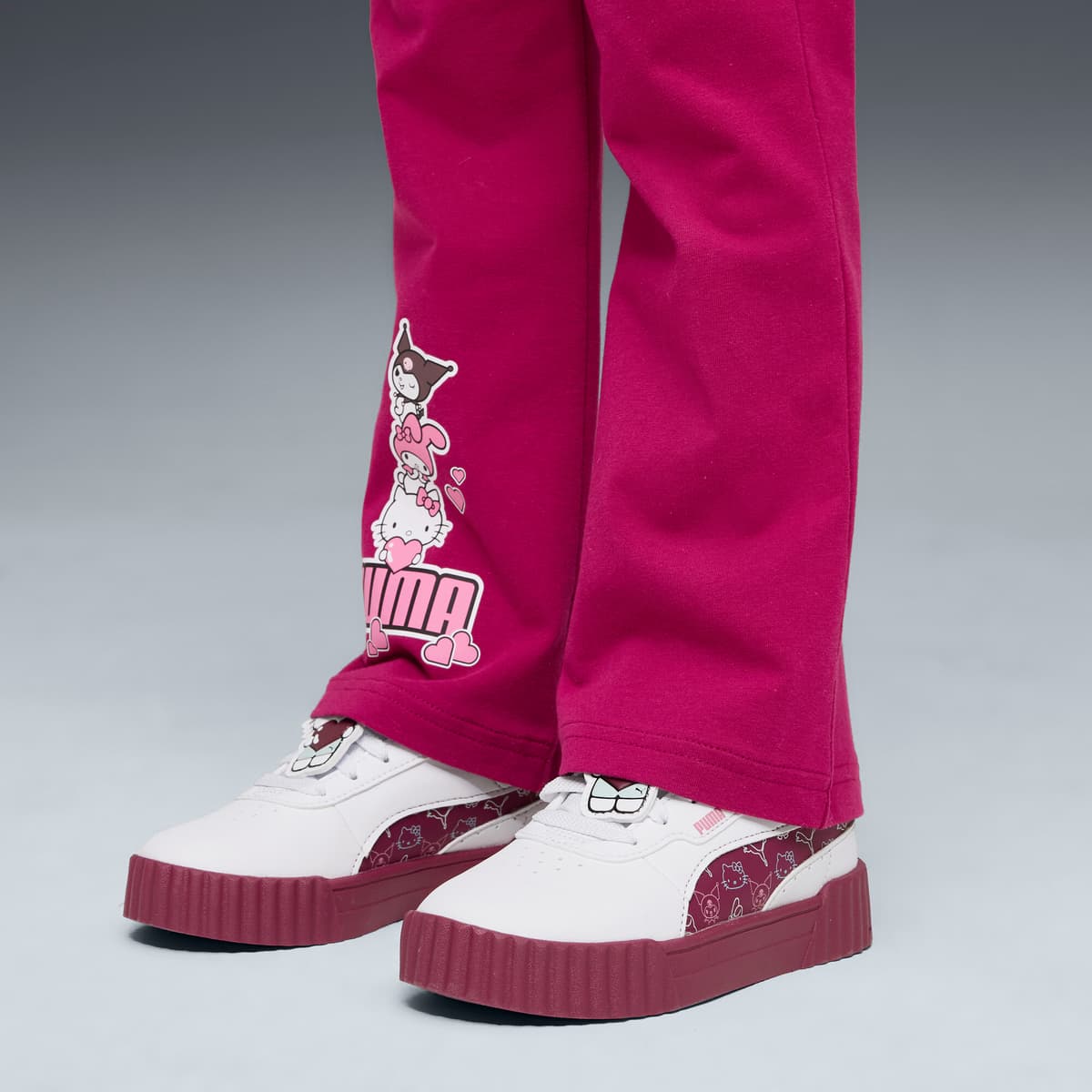 PUMA x HELLO KITTY AND FRIENDS Carina 3.0 sneakers voor Dames, Wit, Maat 28,5 thumbnail 9