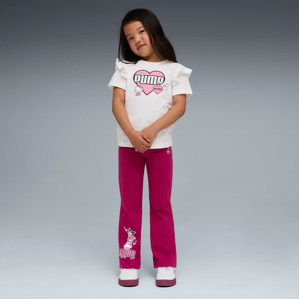 PUMA x HELLO KITTY AND FRIENDS Carina 3.0 sneakers voor Dames, Wit, Maat 28,5 thumbnail 8