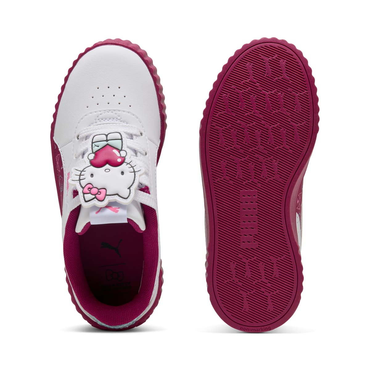 PUMA x HELLO KITTY AND FRIENDS Carina 3.0 sneakers voor Dames, Wit, Maat 28,5 thumbnail 5