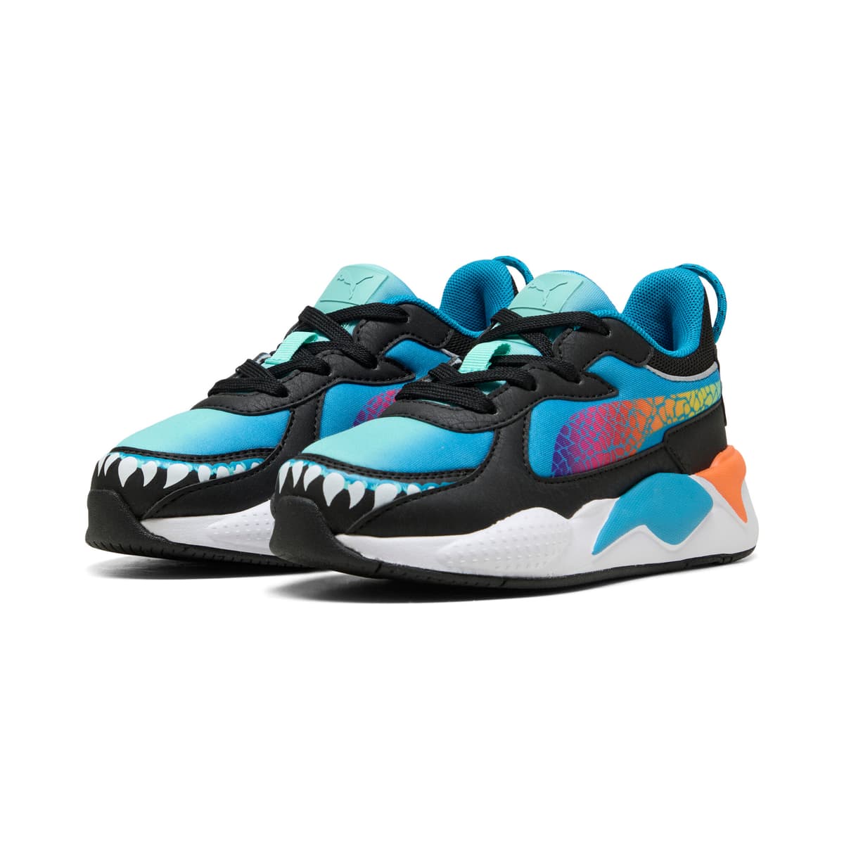 PUMA x HOT WHEELSâ¢ MONSTER TRUCKS RS-X sneakers, Blauw/Oranje, Maat 28 thumbnail 7