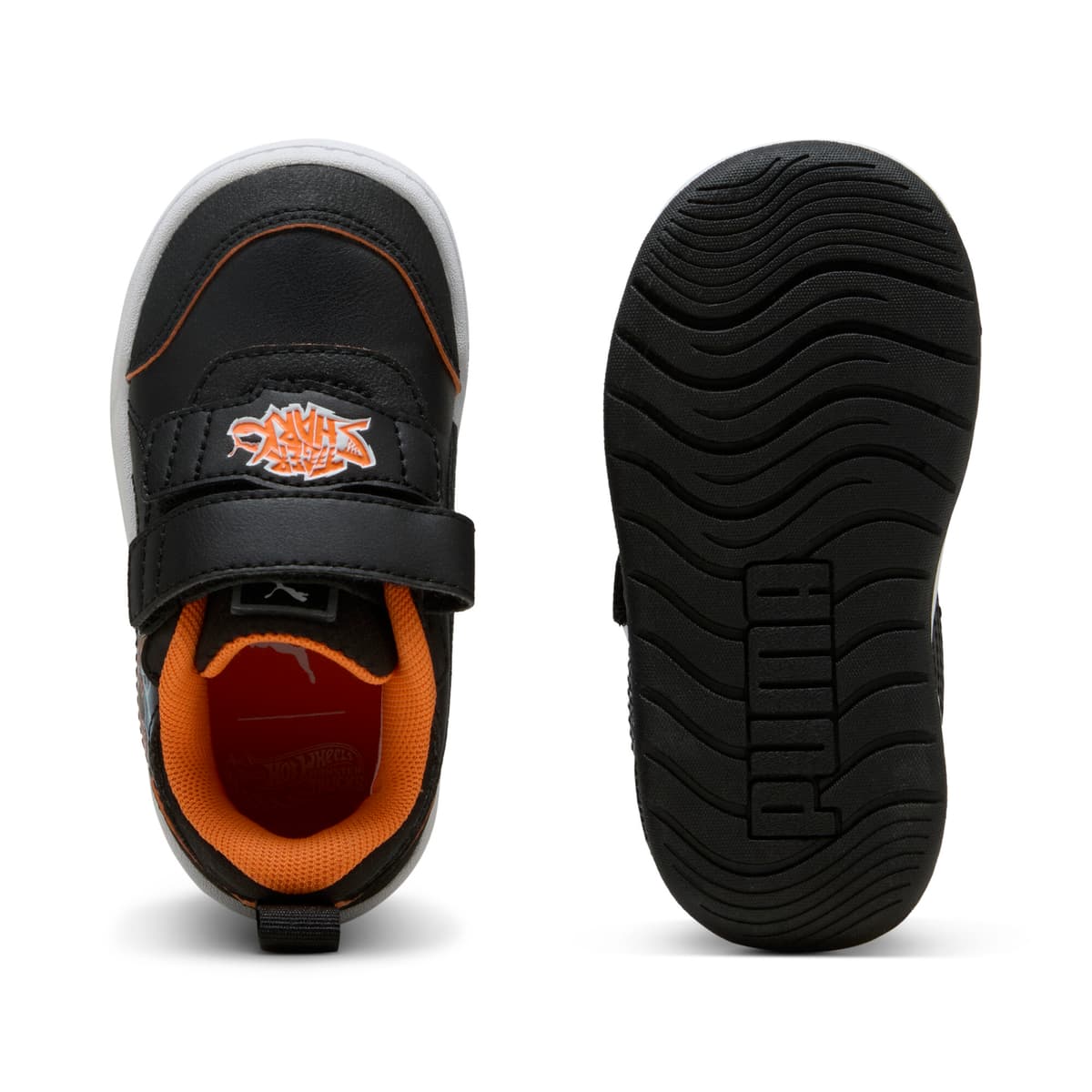 PUMA x HOT WHEELSâ¢ MONSTER TRUCKS Multiflex 2 sneakers, Zwart/Oranje, Maat 20 thumbnail 4