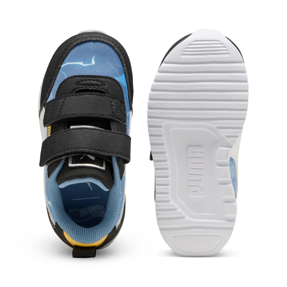 PUMA x HOT WHEELSâ¢ R78 Lightwind sneakers, Blauw/Geel/Wit, Maat 21 thumbnail 4